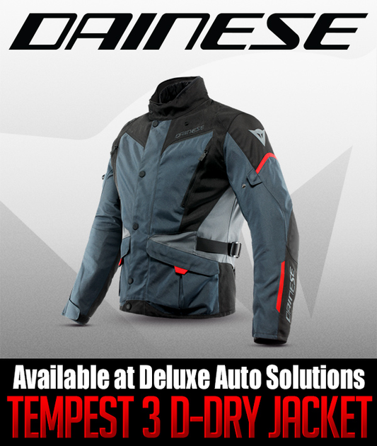 DAINESE TEMPEST 3 D-DRY JACKET AVAILABLE AT DELUXE AUTO SOLUTIONS