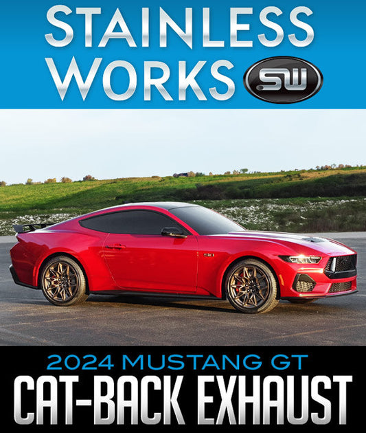STAINLESS WORKS LEGEND CAT-BACK EXHAUST SYSTEM FOR 2024 FORD MUSTANG GT RELEASED