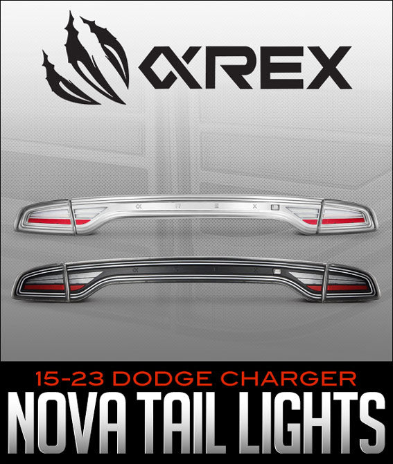 ALPHAREX NOVA-SERIES TAILLIGHTS: 2015–2023 DODGE CHARGER