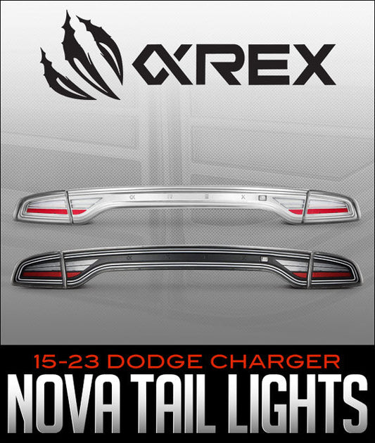 ALPHAREX NOVA-SERIES TAILLIGHTS: 2015–2023 DODGE CHARGER