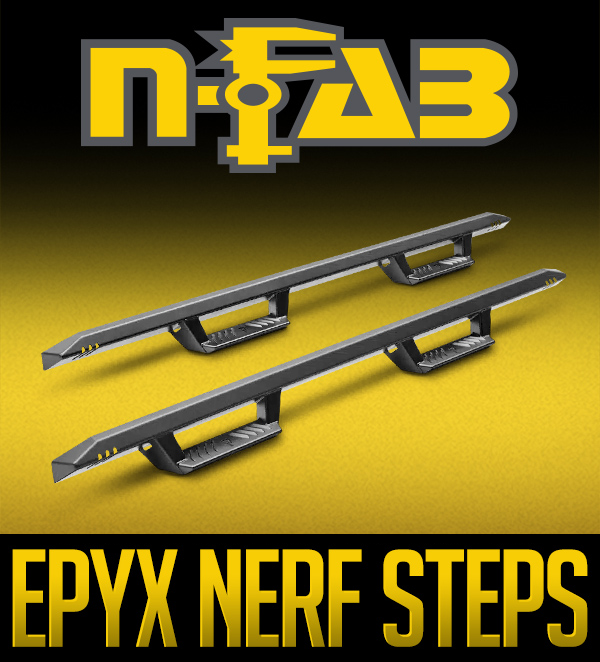 N-FAB EPYX NERF STEPS AVAILABLE AT DELUXE AUTO SOLUTIONS