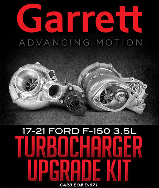 GARRETT MOTION POWERMAX STAGE 2 TURBOCHARGER UPGRADE KIT: 2017–2021 FORD F-150 3.5L