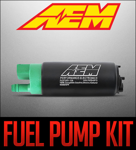 AEM ELECTRONICS 400 LPH HIGH FLOW IN-TANK FUEL PUMP KITS AVAILABLE AT DELUXE AUTO SOLUTIONS